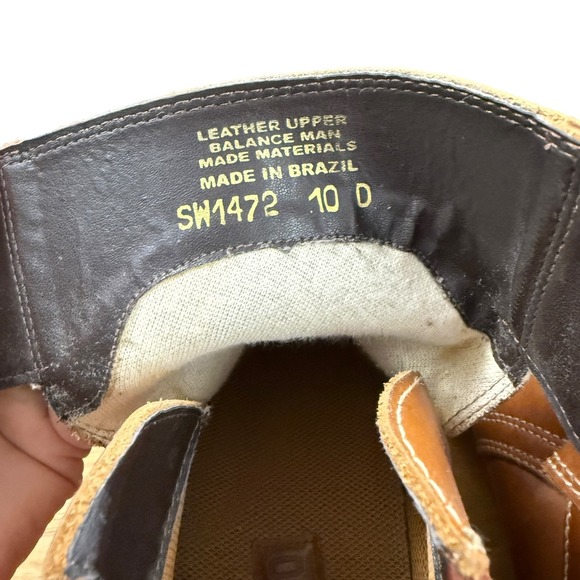 Durango Brown Leather Mens 10D Pre-Owned Motorcycle Biker Boots Short SW1472 - Picture 14 of 14